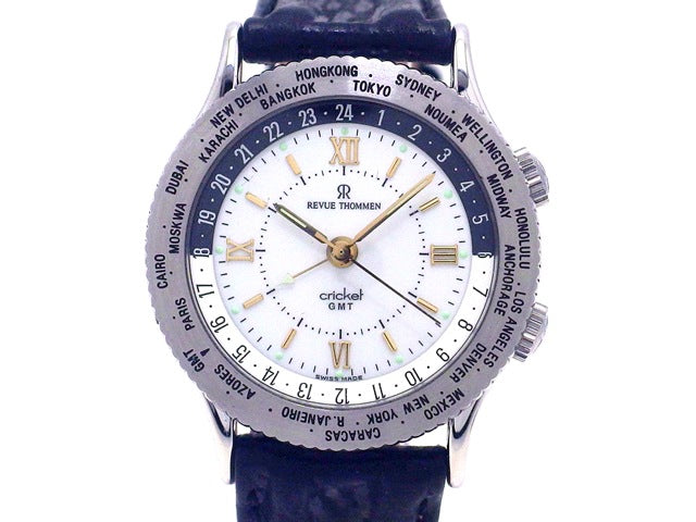 レビュートーメン クリケット GMT 7910003 1400本限定 純正ベルト 手巻 OH済 USED