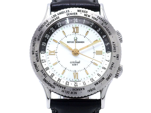 レビュートーメン クリケット GMT 7910003 1400本限定生産 手巻 OH済 USED