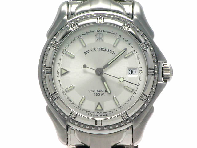 レビュートーメン ストリームライン 34mm 6910005SR/M クオーツ 未使用　