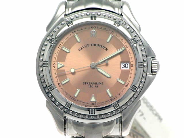 レビュートーメン ストリームライン 37mm 6510005CP/M クオーツ 未使用　