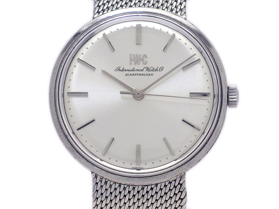 【希少】IWC R1214 Cal.402 17石手巻 一体型ブレス OH済 1965年製
