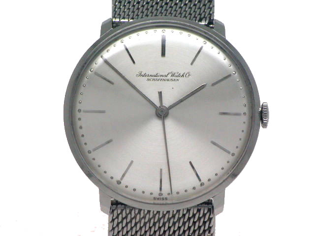 インターナショナル Cal.402手巻 OH済  純正メッシュブレス 1960年代