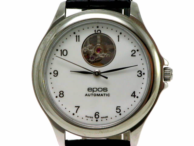 エポス デミスケルトン 3323WH 自動巻 径36mm USED