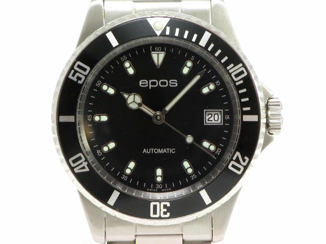 エポス 3253BKM ダイバー 自動巻 新品同様 USED