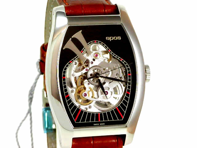 エポス トノー スケルトン ブラック11ダイヤル 3359SQ11BK　