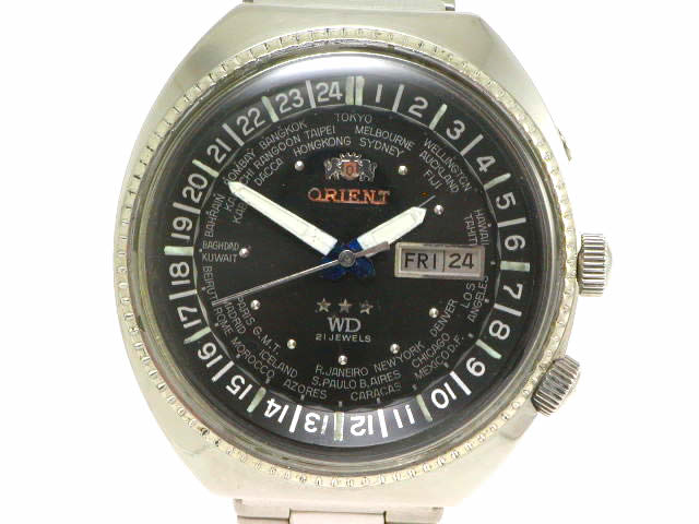 オリエント WD GMT 自動巻 OH済み 1970年代　