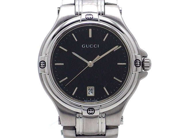 グッチ 9040M メンズ クオーツ SS USED　Gucci