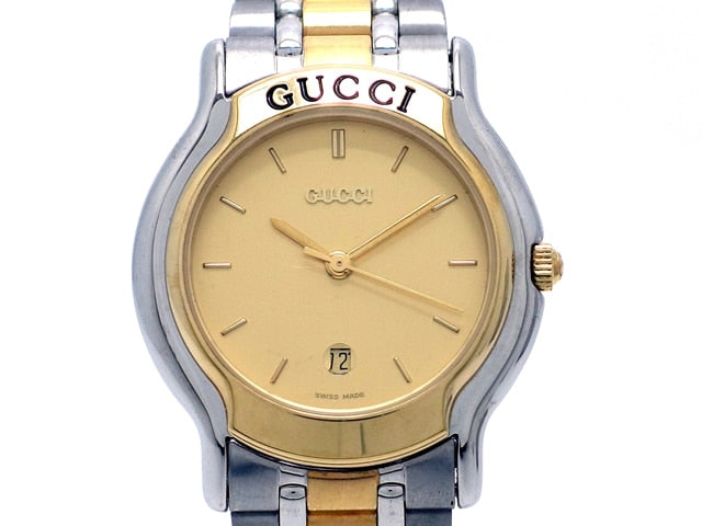 グッチ 8000L レディース クオーツ SS×GP USED　Gucci