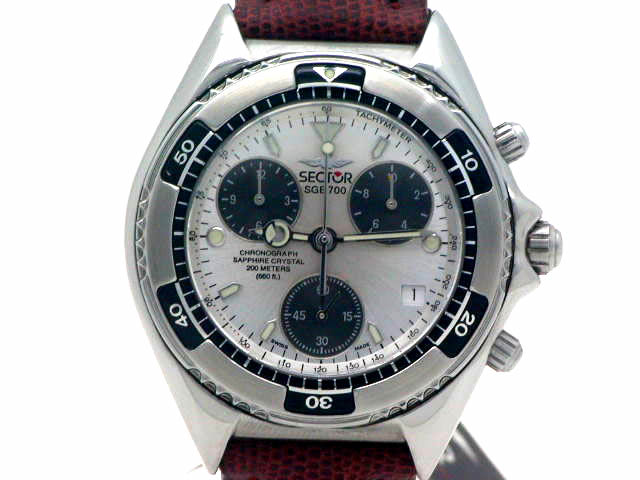 セクター SGE700 クロノグラフ クオーツ 2651 962 015 未使用品