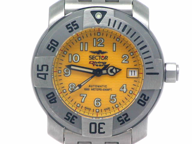 セクター ダイビングチーム 1000m Ref.3123285055 チタン 自動巻 OH済 USED