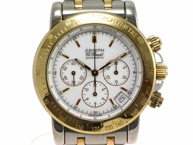 ゼニス レインボー Ref.53.0463.400 18K/SS エル・プリメロ 自動巻 USED　