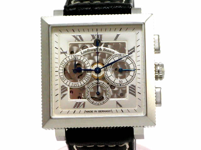 シャウボークウォッチ リンドバーグ＆ベンソン スクエアマティック 3D クロノグラフ 新品 Schaumburg Watch Lindburgh & Benson Squarematic