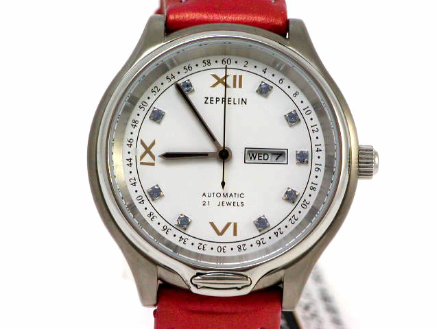 ツェッペリン LZ127 Liberty リバティ オートマチック チタン 35mm 7455-1 腕時計 新品 Zeppelin
