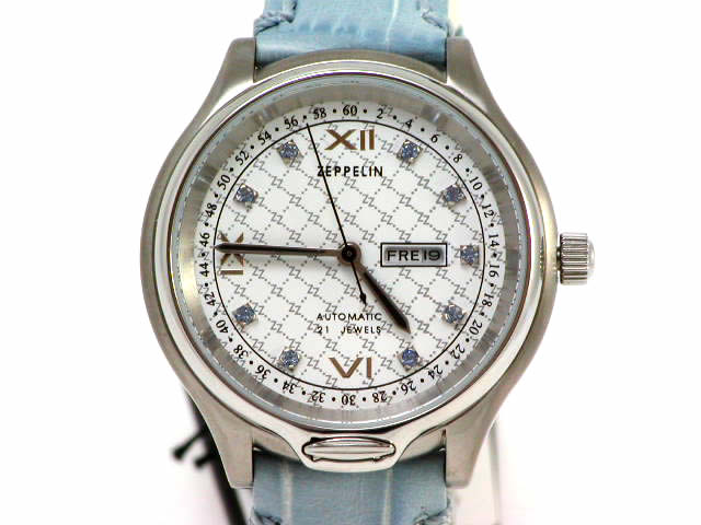 ツェッペリン LZ127 Liberty リバティ オートマチック チタン 35mm 7455-2 腕時計 新品 Zeppelin