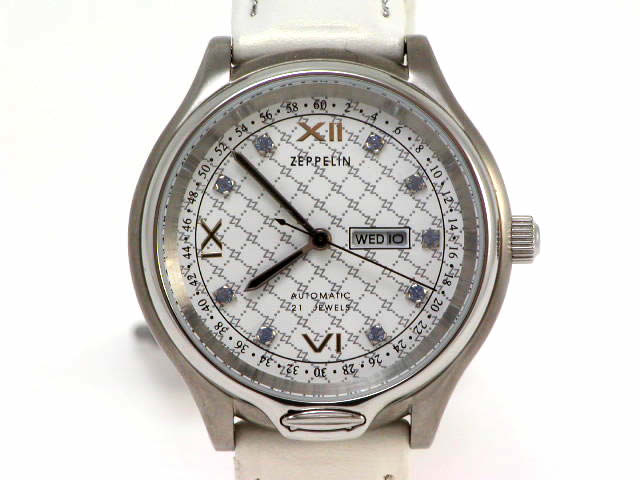 ツェッペリン LZ127 Liberty リバティ オートマチック チタン 35mm 7455-3 腕時計 新品 Zeppelin