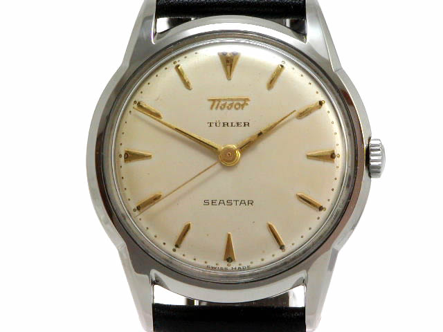 ティソ チューラ Wネーム  シースター 手巻き 1960年代