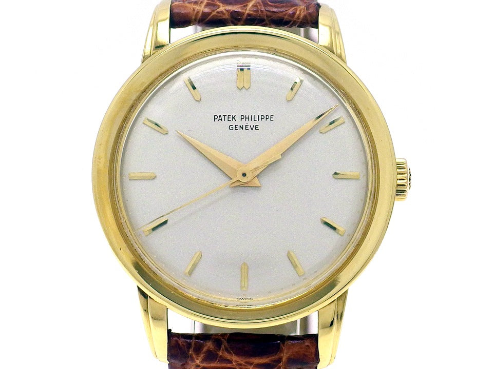 パテックフィリップ カラトラバ Ref.2481 18KYG Cal.27SC 手巻 OH済 1961年製 Patek Philippe