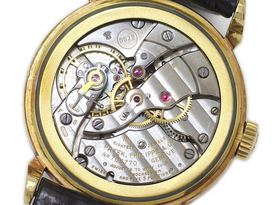 パテックフィリップ カラトラバ 1578 18KYG Cal.27SC 手巻 OH済 1950年代　