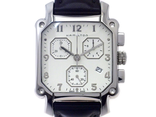 ハミルトン ロイド クロノグラフ H19412753 クオーツ USED