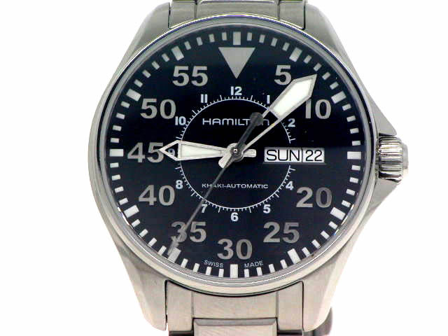 ハミルトン H64425135 カーキ パイロット Cal.2836-2 自動巻 USED