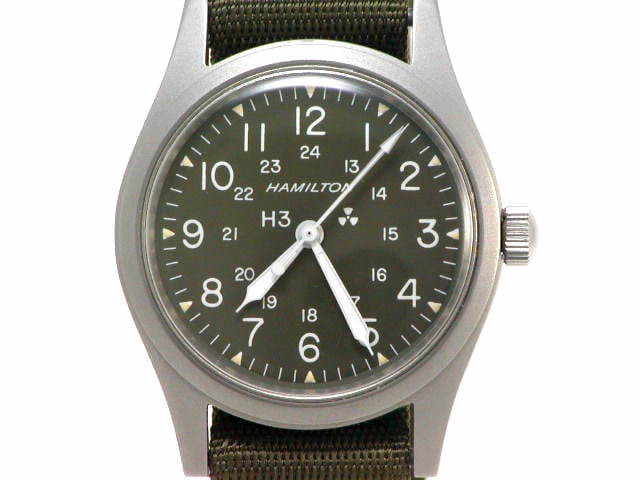 ハミルトン アメリカ軍 ミリタリーウオッチ レプリカ 手巻 USED　