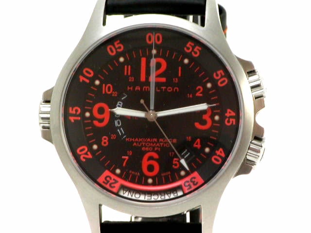 ハミルトン カーキ GMT エアレース H77665673 自動巻 USED　