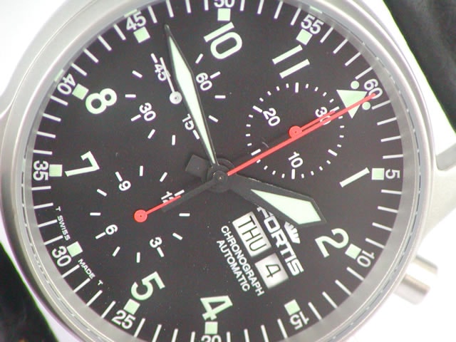 フォルティス パイロット クロノグラフ デイ・デイト　597 1011L　　新品 Fortis