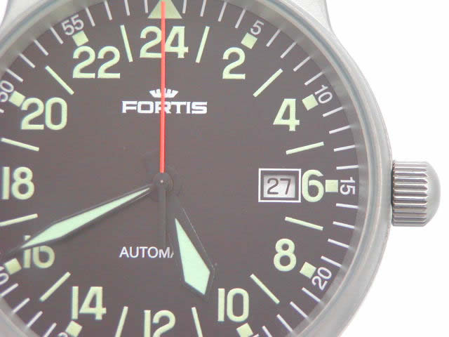 フォルティス パイロット 24時間時計(24時間表示ダイヤル)]　596 1041M　　新品 Fortis
