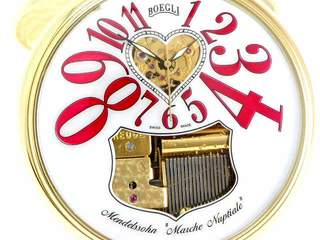 ボーグリ バロック GP 「結婚行進曲」 オルゴール ポケットウォッチ 懐中時計 BG-M80AN　新品 Boegli