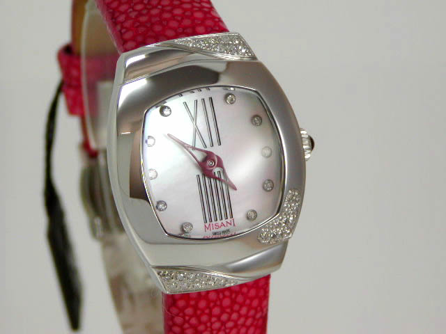 ミザーニ ダイヤモンド ナチュラルパール 10P レディス ガルーシャ レッド 553-4WR　　新品
