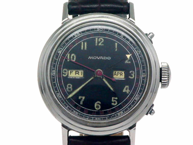 モバード Ref.14819 トリプルカレンダー 手巻 OH済 1950年代　