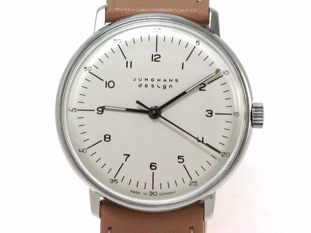ユンハンス マックスビル デザイン 27 3701 00  手巻き USED　