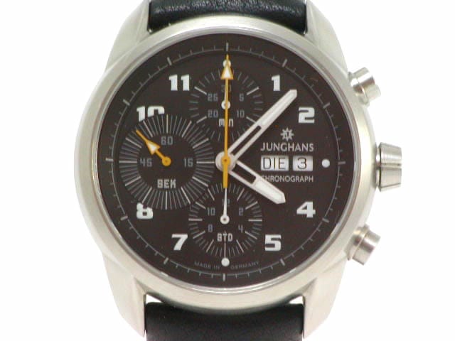 ユンハンス 027/4410 バルジュ7750 クロノグラフ 自動巻 USED