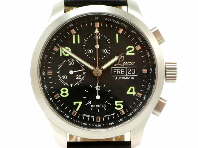 ラコ 500本限定 自動巻 クロノグラフ 42mm 852944　新品 Laco