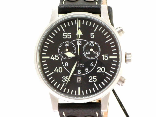 ラコ クオーツ クロノグラフ デイト 42mm 860886　新品 Laco