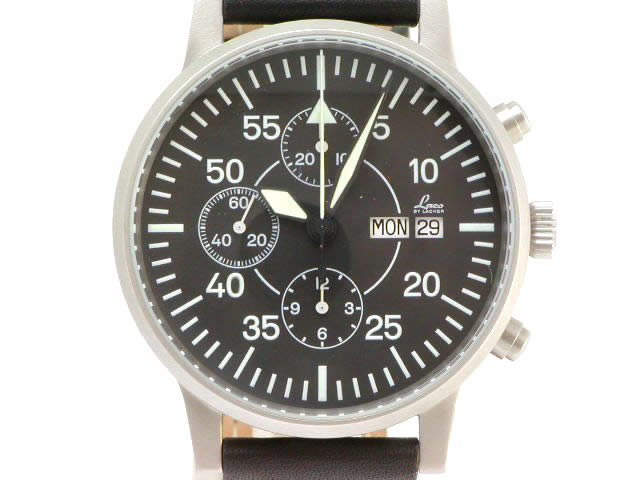 ラコ オートマチック クロノグラフ デイデイト 42mm 860890　新品 Laco