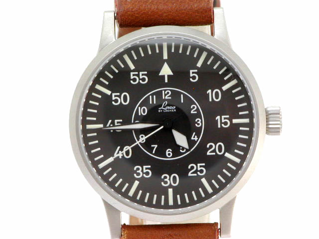 ラコ 手巻き 36mm 861061 スペアベルトキットつき　新品 Laco