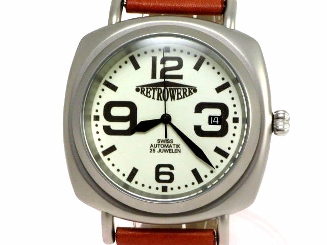 Rétrec R-009 Automatic Stainless Steel White Dial Made in Germany New
