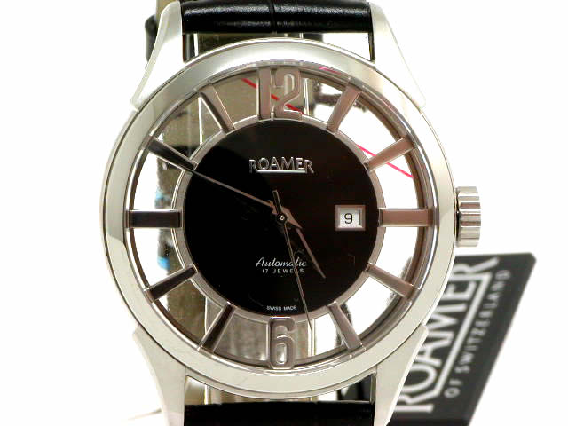 ローマー コンピテンス オートマチック ブラック 40mm　新品