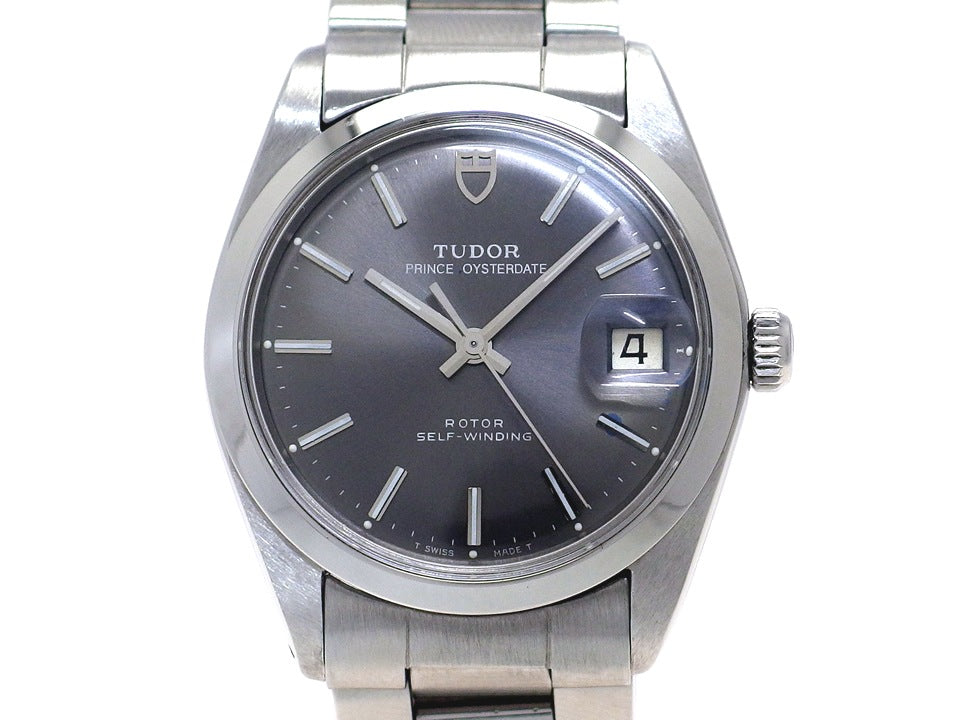 チュードル プリンス オイスターデイト 9050/0 自動巻 盾 リダンダイヤル OH済 1977年製 Tudor