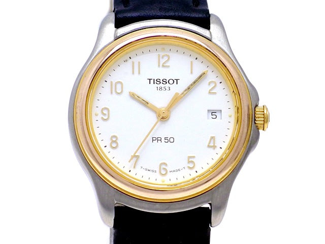 ティソ PR50 J136/236K コンビ レディース クオーツ USED　TISSOT