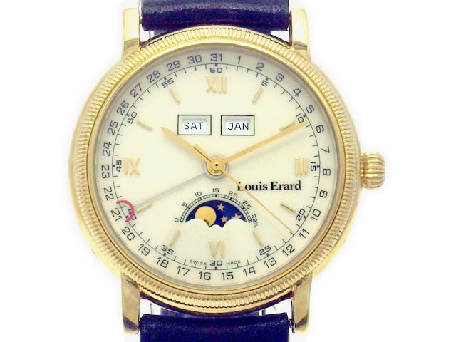 ルイエラール 82.0798 トリプルカレンダー ムーンフェイズ OH済 USED　Louis Erard