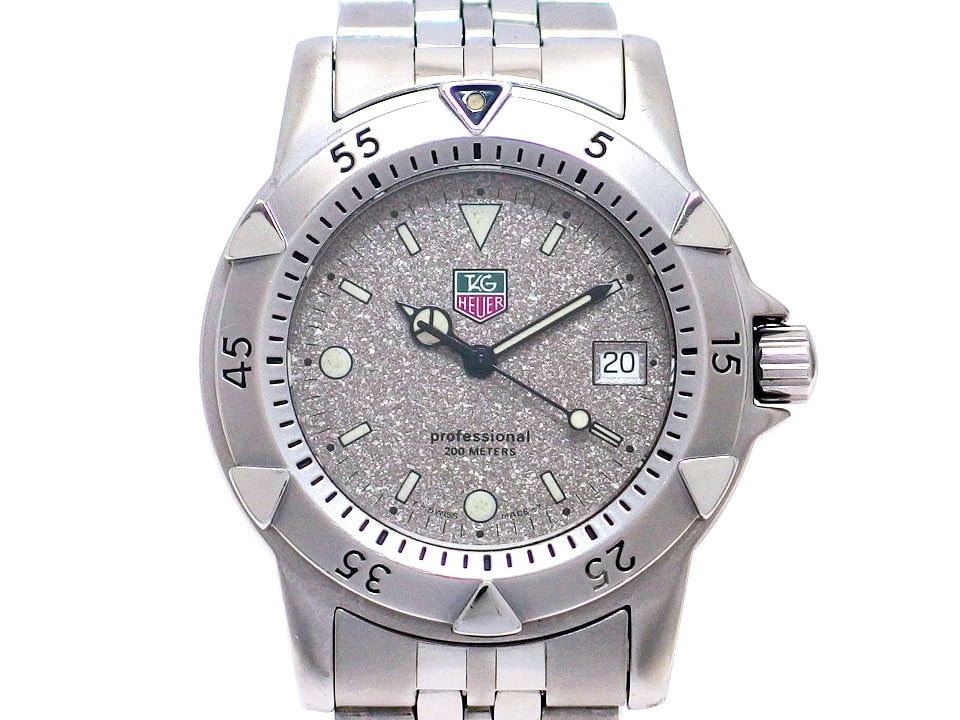 タグホイヤー プロフェッショナル 200m WD1211-K-20 グレー文字盤 クオーツ 1990年代 USED TAG Heuer