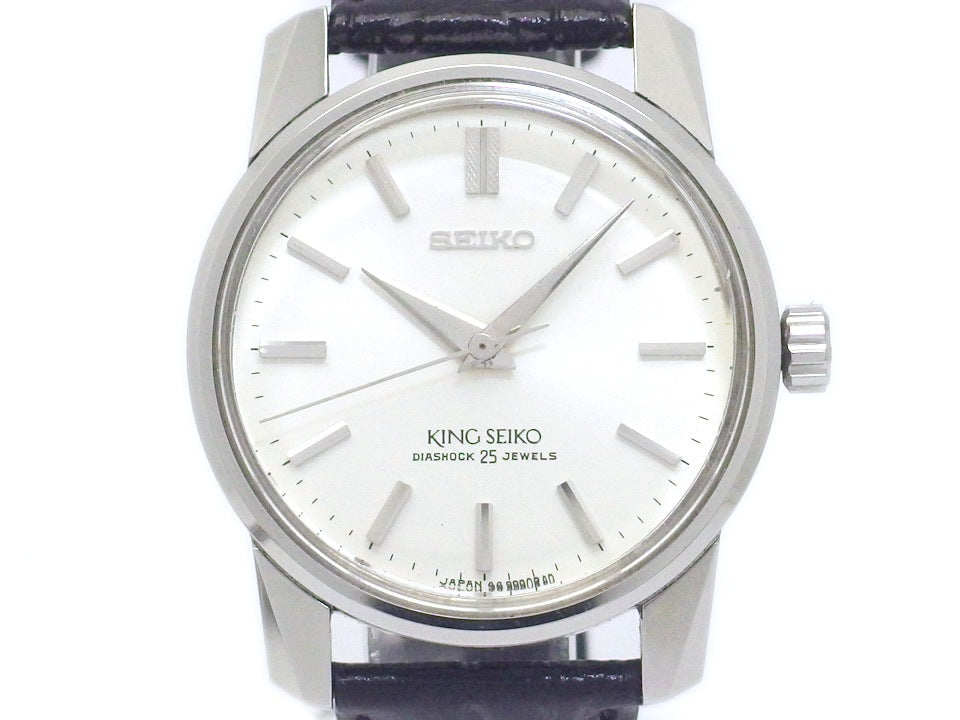 キングセイコー セカンドモデル 44-9990 初期型 盾メダリオン 手巻 OH済 昭和41年製 Seiko