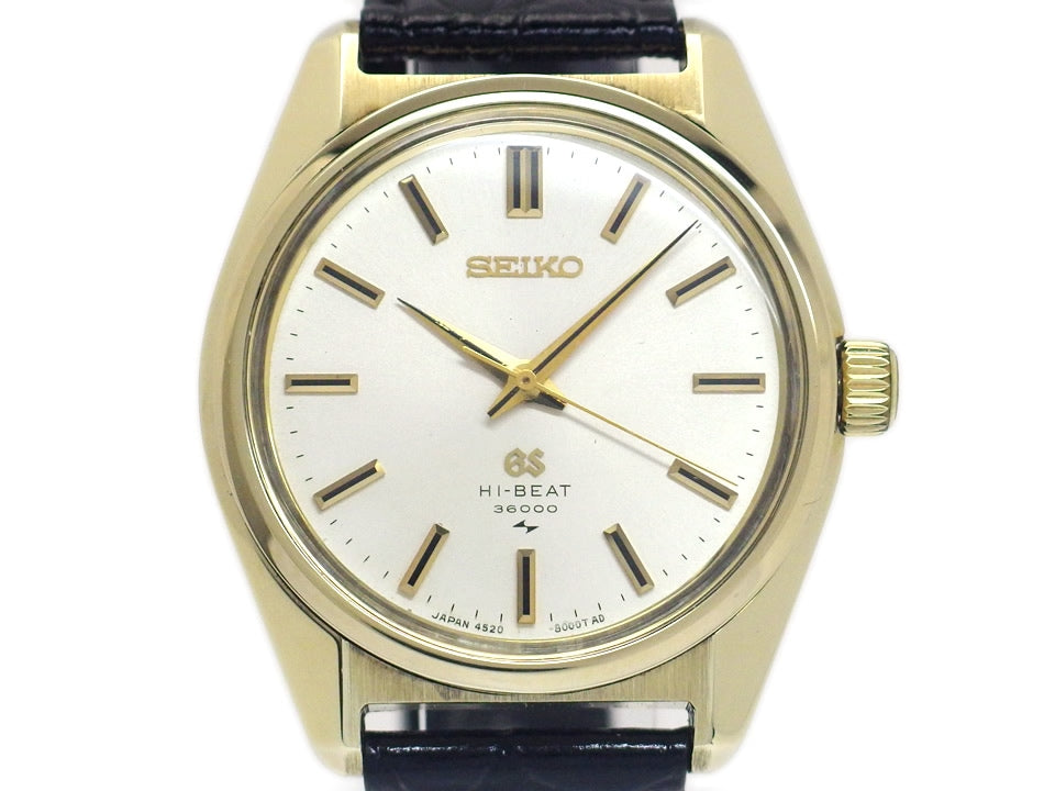 グランドセイコー 4520-8000 CAP GOLD ハイビート36000 25石手巻 OH済 昭和44年製 Seiko