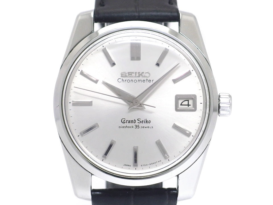 【希少】グランドセイコー 2ndモデル 5722-9990 ライオンメダリオン 手巻 OH済 昭和40年製 Seiko