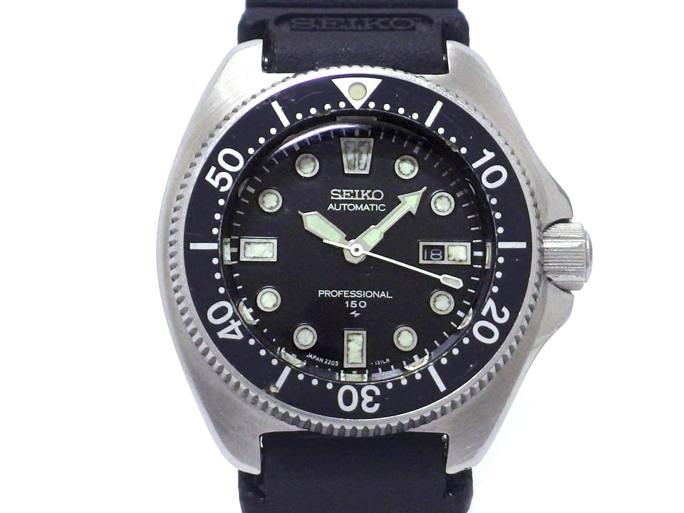 セイコー プロフェッショナル 150m ダイバー 2205-0760 レディース 自動巻 OH済 昭和53年製 Seiko
