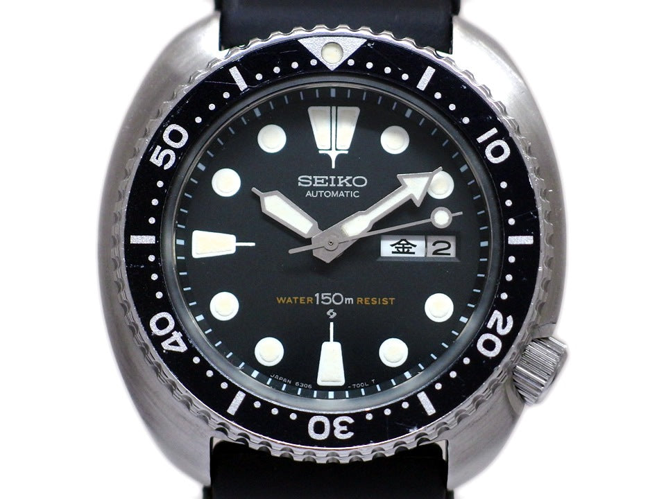 セイコー サードダイバー 6306-7001 国内仕様 自動巻 OH済 昭和54年製 Seiko