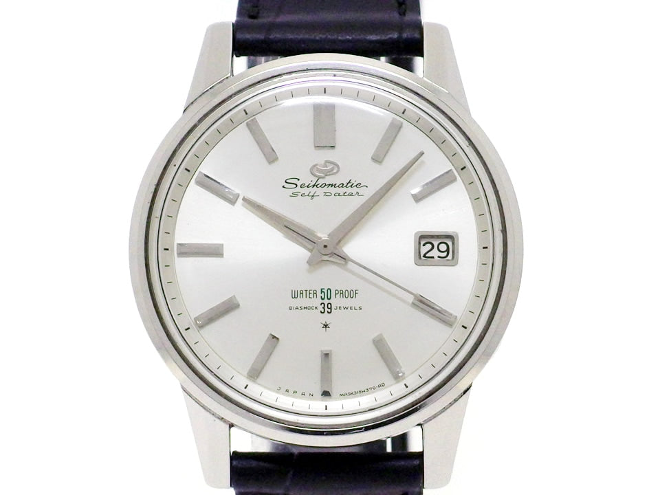 セイコー マチック セルフデーター J13060 AD文字盤 39石自動巻 OH済 1960年代 Seiko