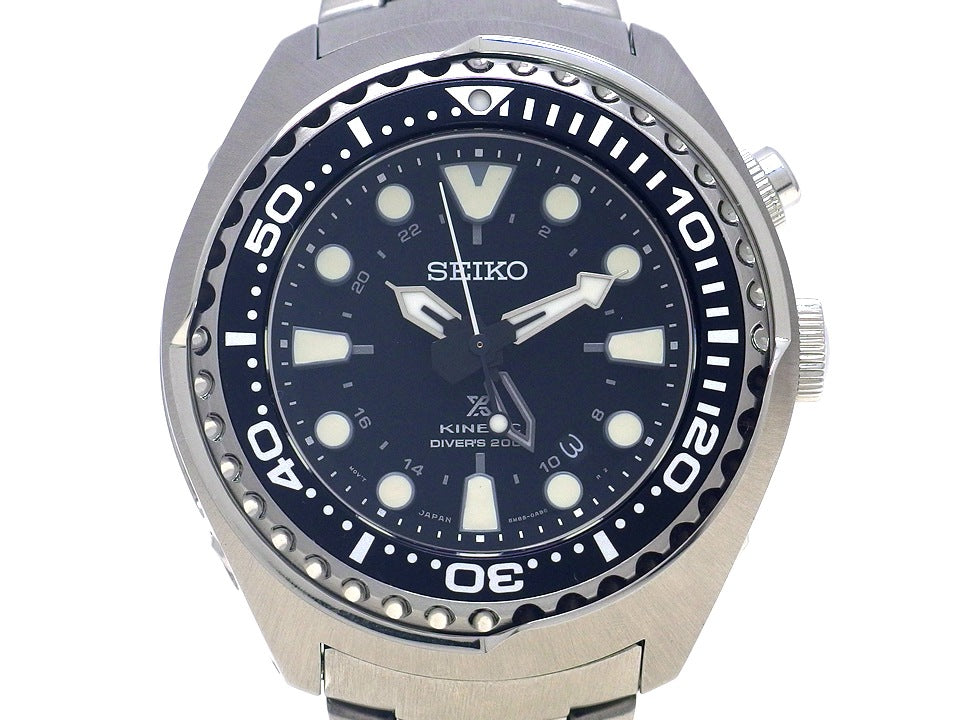 【美品】セイコー プロスペックス GMT ダイバー SUN019 キネティック 逆輸入 USED Seiko